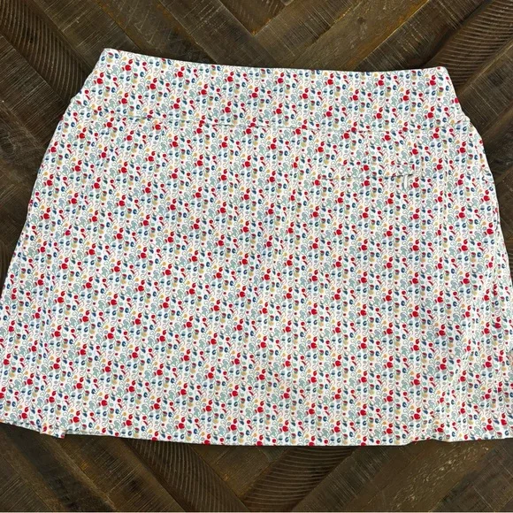 Fairway & Greene Paradise Floral Skort L UPF 50 Golf Tennis Athletic Skirt Short - Picture 7 of 14